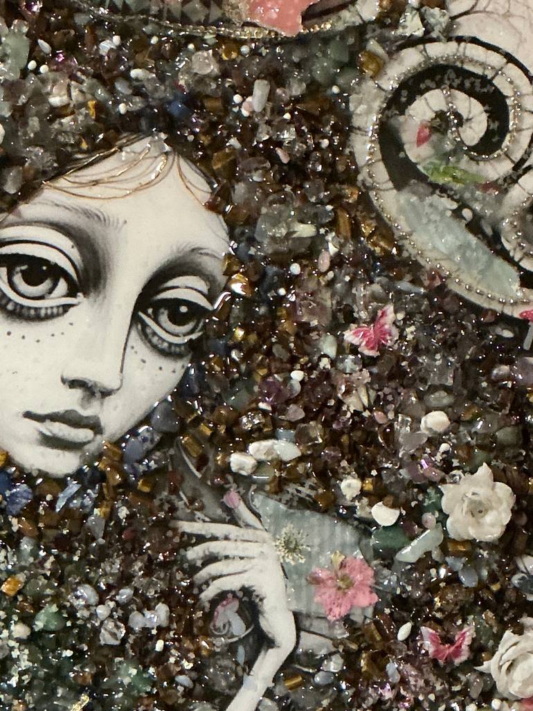 Original Abstract Expressionism Women Mixed Media by Dana Casey