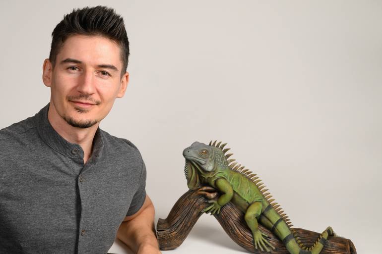 Original Realism Animal Sculpture by Konstantin Lipskiy