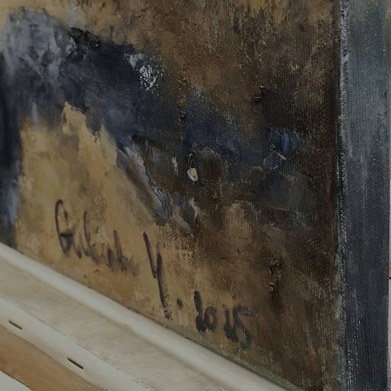 Original Expressionism People Painting by Yuka Gubenko