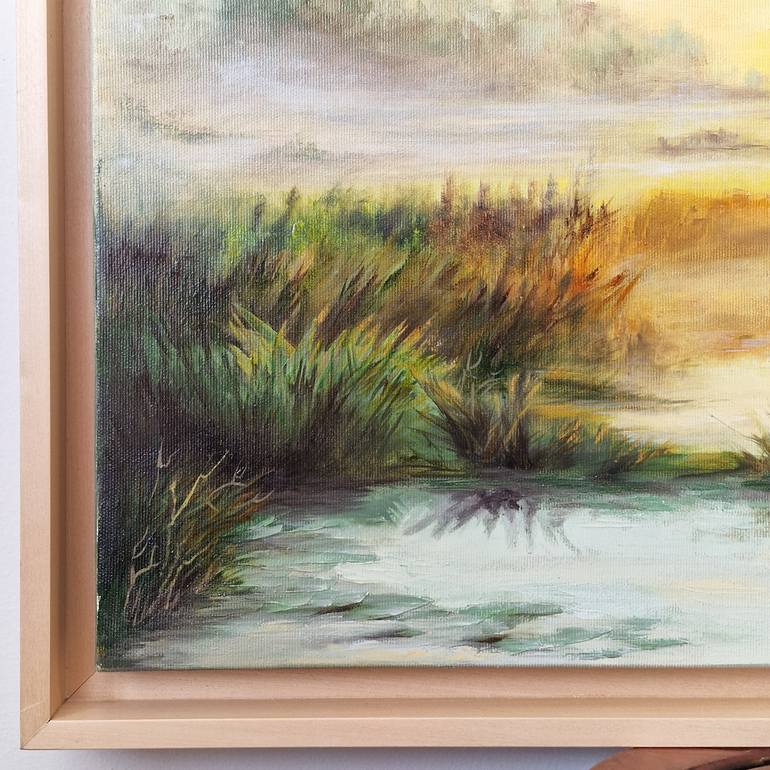Original Impressionism Landscape Painting by Yuka Gubenko