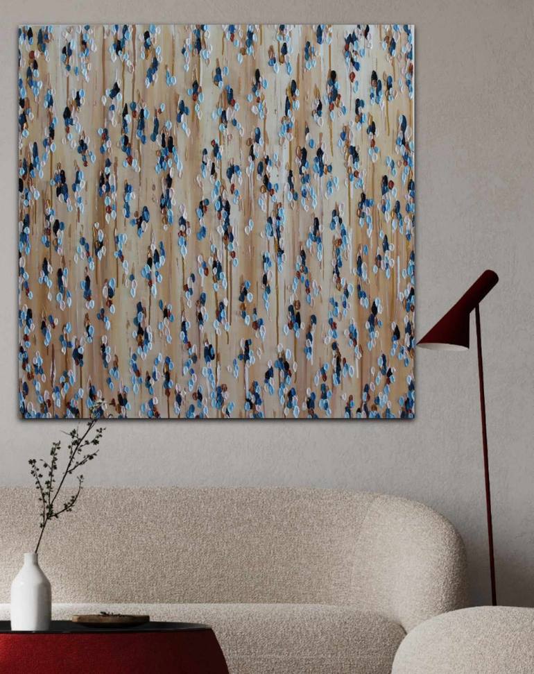 Original Abstract Expressionism Abstract Painting by Cristina Grigore