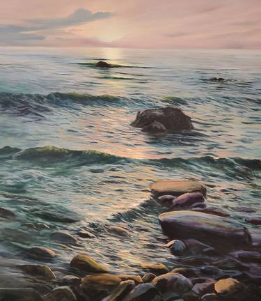 Original Photorealism Seascape Paintings by Anton Soldatov