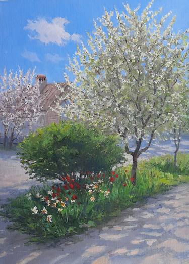 Original Classicism Landscape Paintings by Anton Soldatov