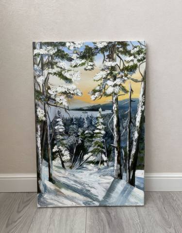 Original Photorealism Landscape Painting by Anton Soldatov