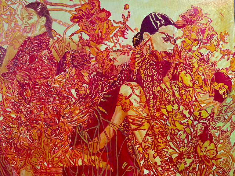 Original Contemporary People Painting by Nastazja Staniszewska