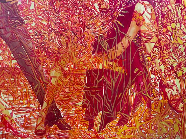 Original Contemporary People Painting by Nastazja Staniszewska