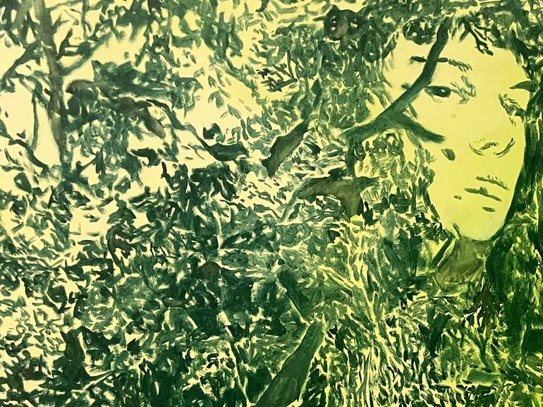 Original Abstract Expressionism Women Painting by Nastazja Staniszewska