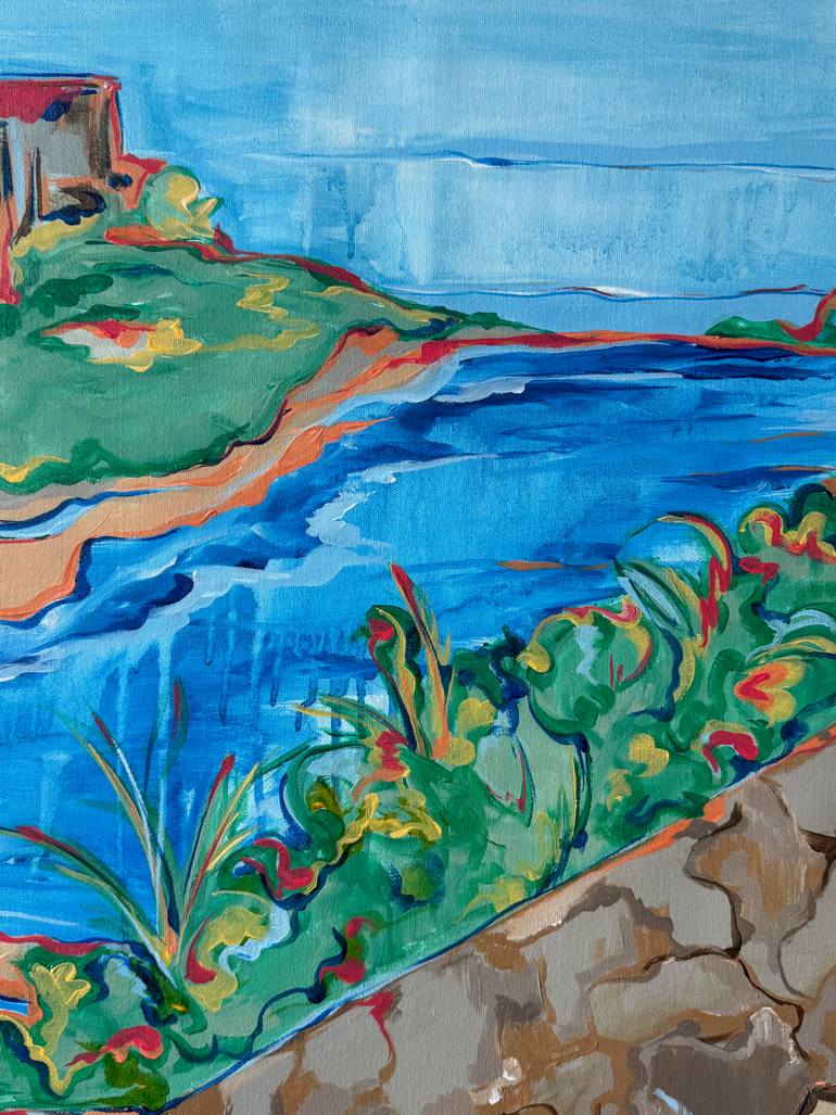 Original Abstract Expressionism Abstract Painting by Crescentia K