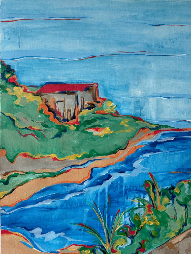 Original Abstract Expressionism Abstract Painting by Crescentia K