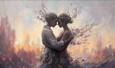 Original Digital Art Abstract Paintings by Giuseppe Mirabella
