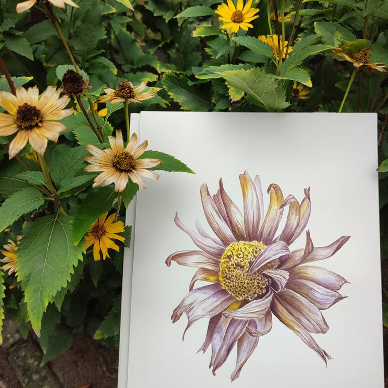 Original Realism Botanic Painting by Oleksandra Serhiienko