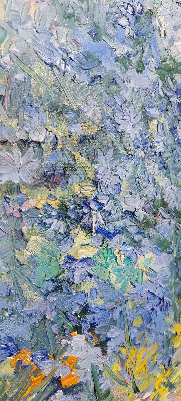 Original Expressionism Floral Painting by Lems Nersisyan