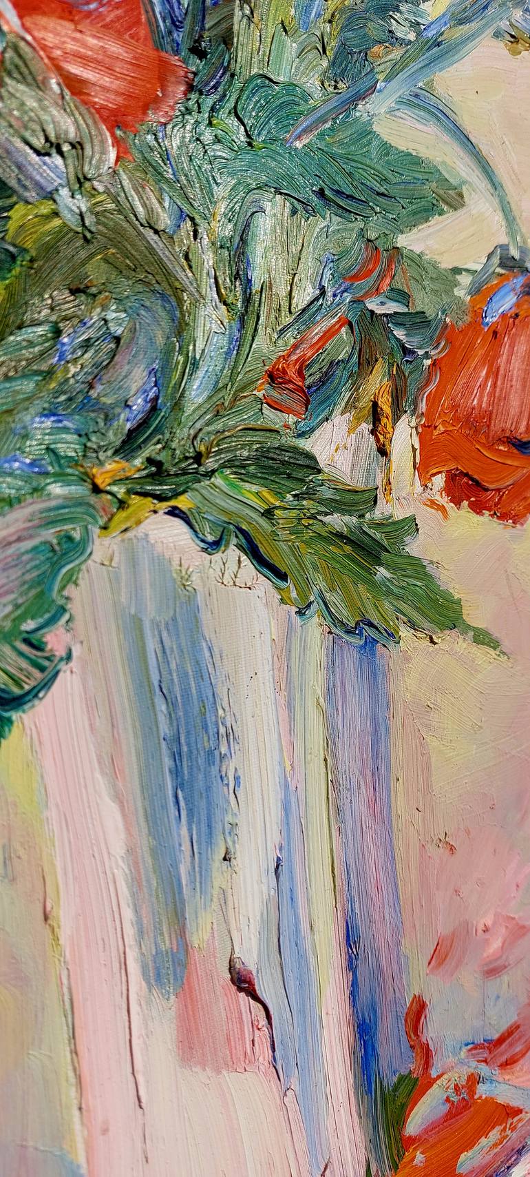 Original Expressionism Still Life Painting by Lems Nersisyan