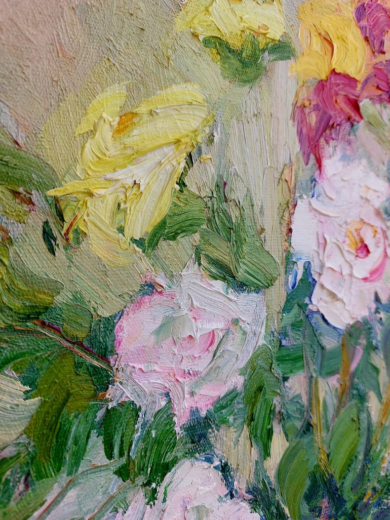 Original Expressionism Still Life Painting by Lems Nersisyan