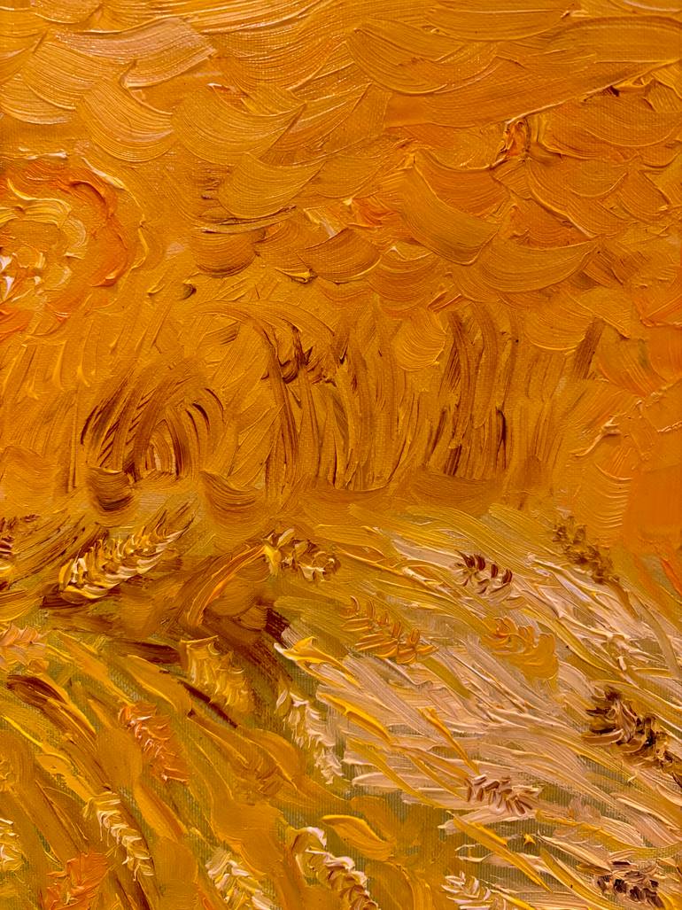 Original Abstract Expressionism Nature Painting by Sofia Leopoulou