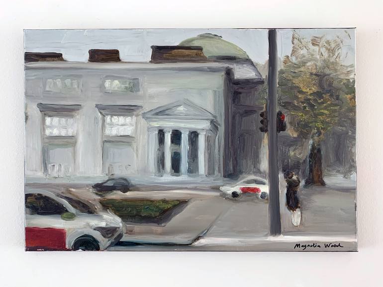 Original Contemporary Architecture Painting by Magnolia Wood