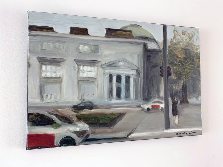 Original Contemporary Architecture Painting by Magnolia Wood