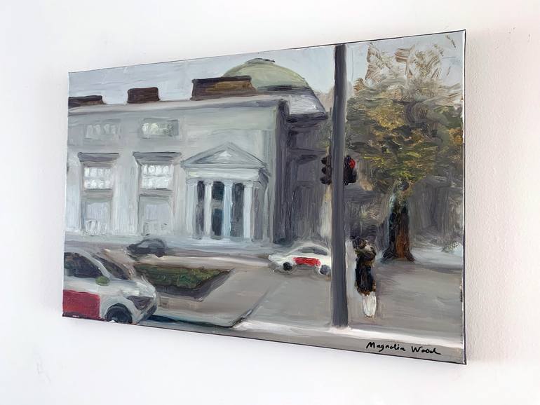 Original Contemporary Architecture Painting by Magnolia Wood