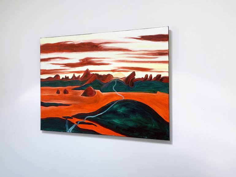 Original Contemporary Landscape Painting by Magnolia Wood