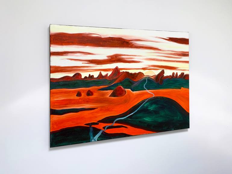 Original Contemporary Landscape Painting by Magnolia Wood