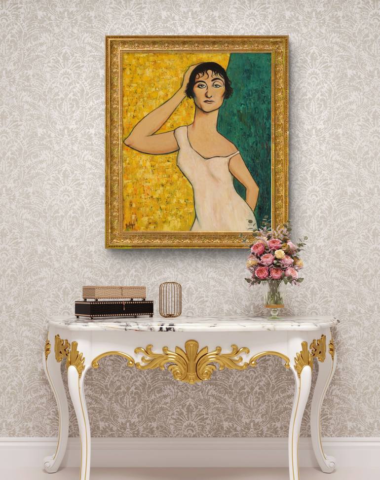Original Modernism Women Painting by Bige Cihan