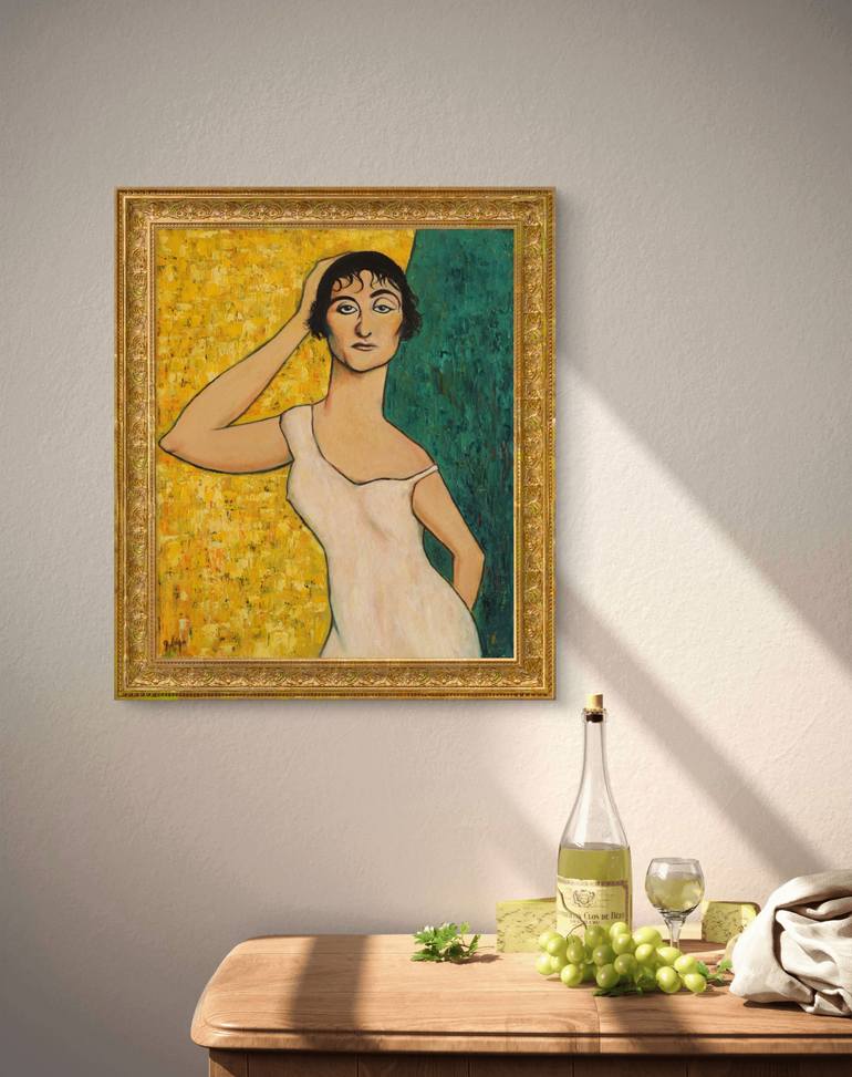 Original Modernism Women Painting by Bige Cihan