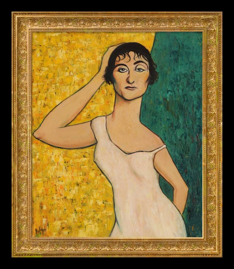 Original Modernism Women Painting by Bige Cihan