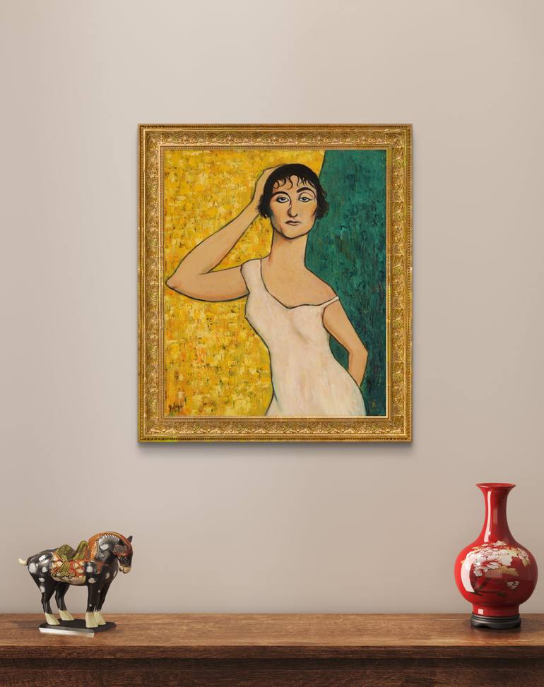 Original Modernism Women Painting by Bige Cihan