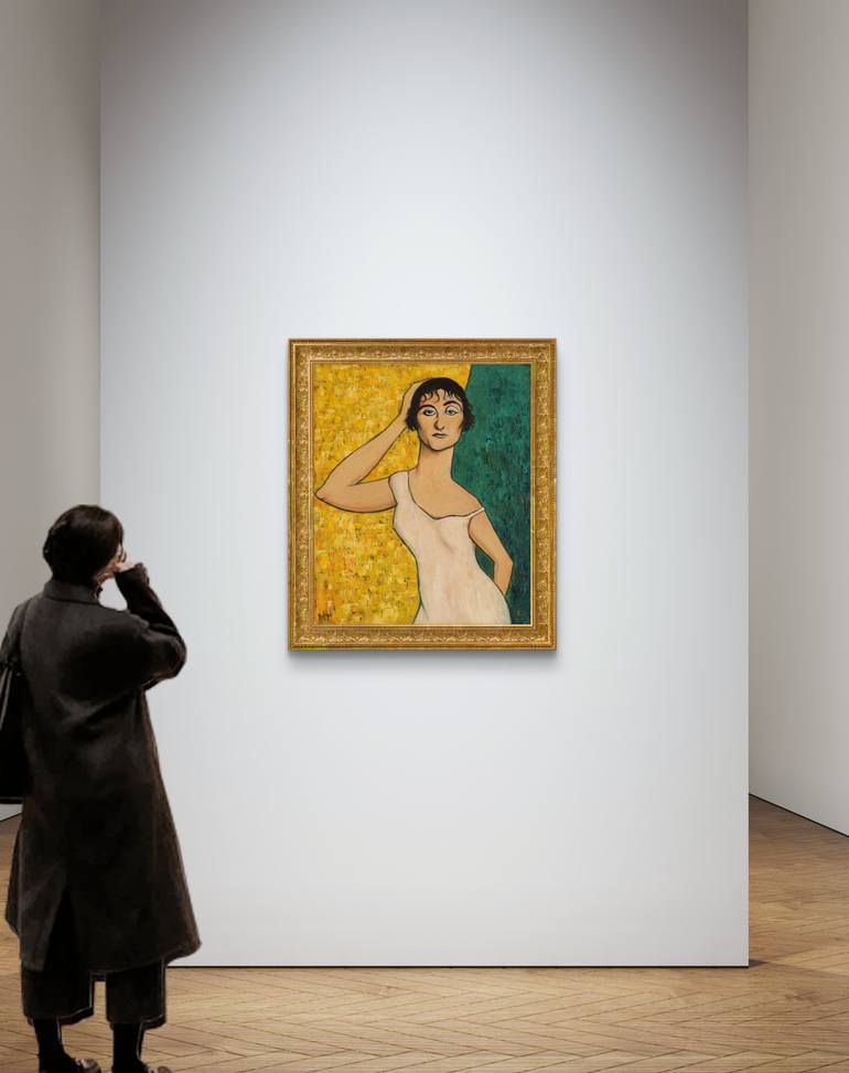 Original Modernism Women Painting by Bige Cihan