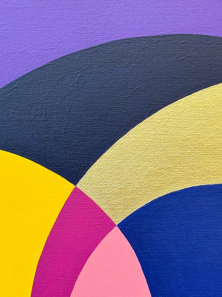 Original Abstract Geometric Painting by Laura Rota