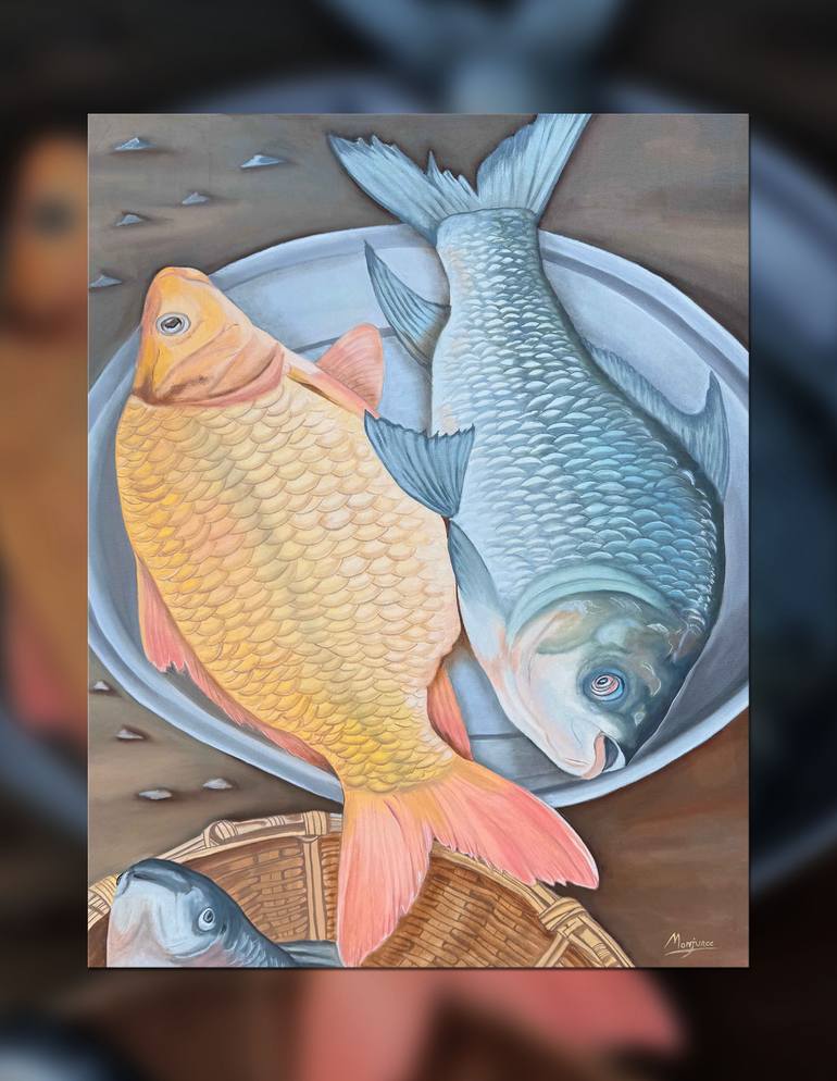Original Contemporary Still Life Painting by Monjuree Yousuf