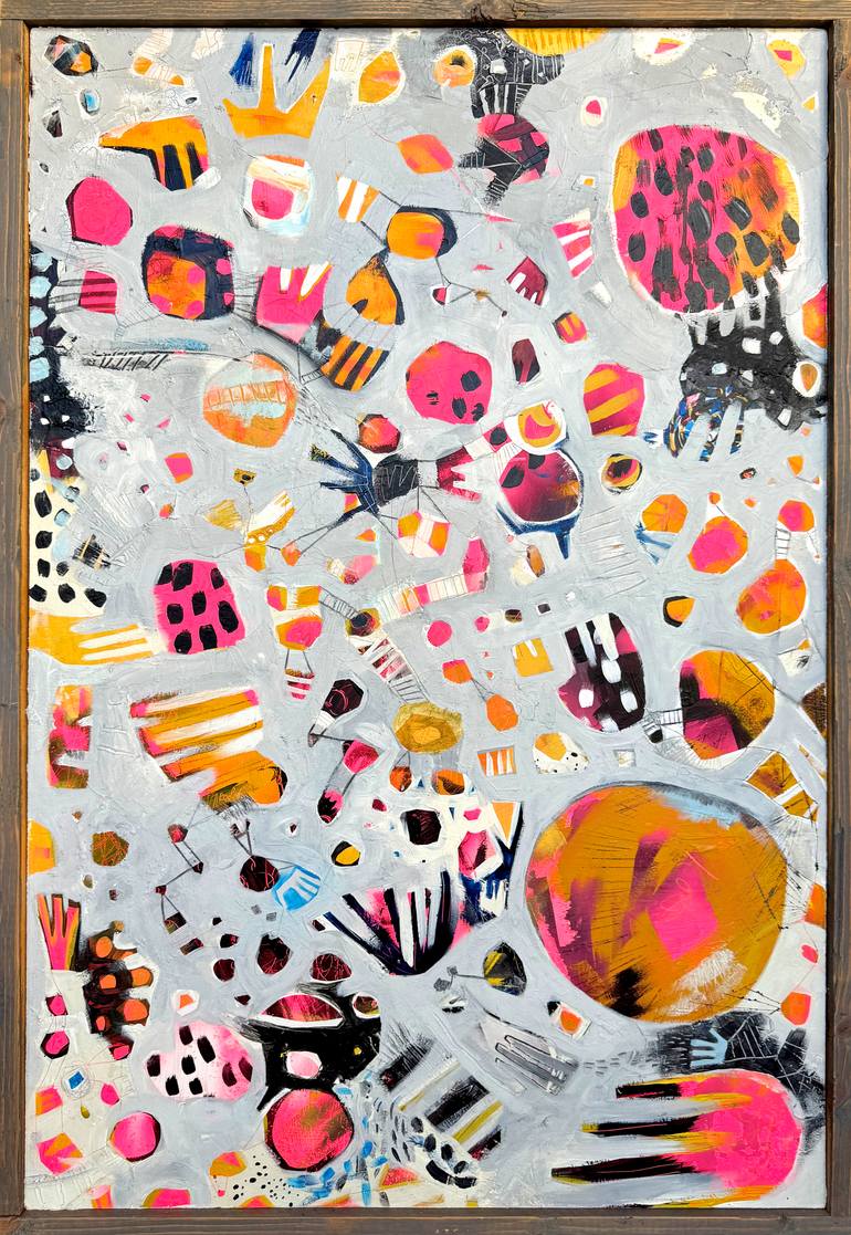 Original Conceptual Abstract Painting by Sarah Fitzgerald