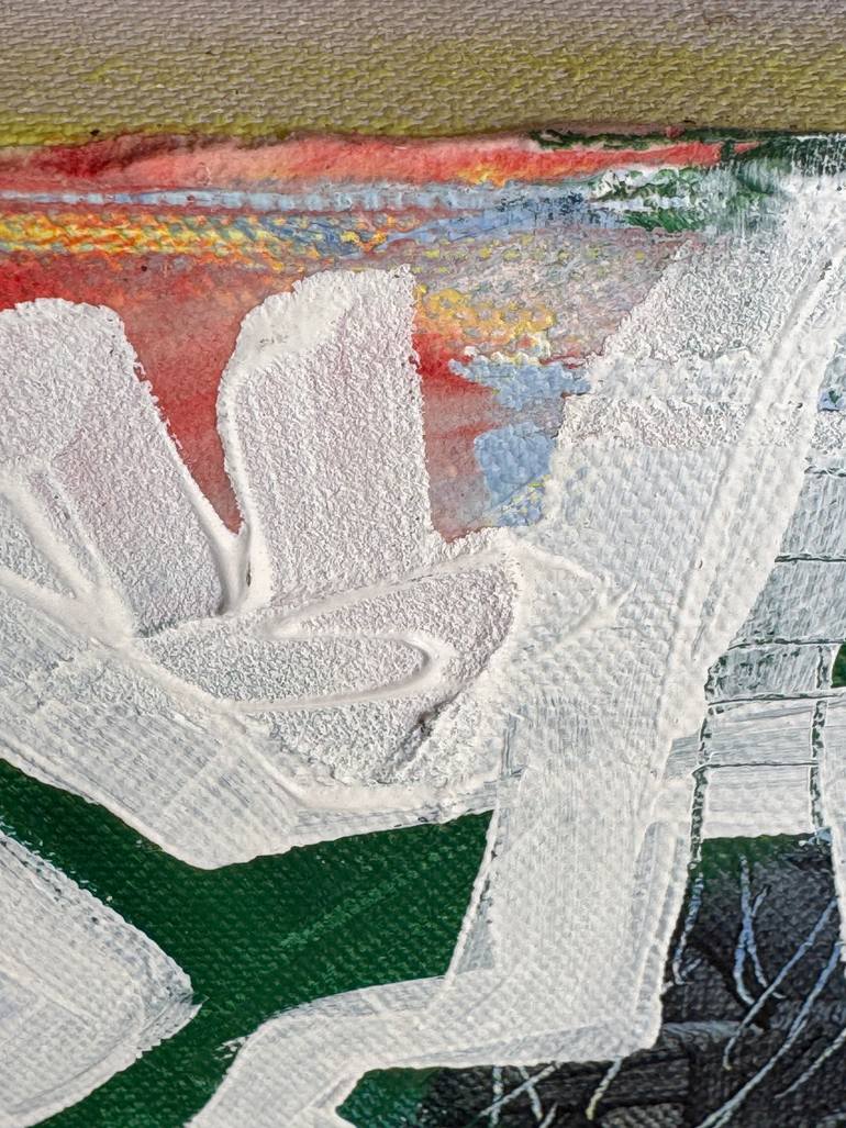 Original Conceptual Abstract Painting by Sarah Fitzgerald