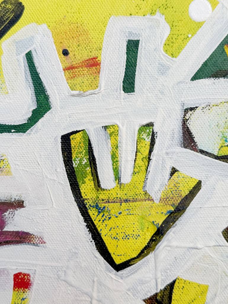 Original Conceptual Abstract Painting by Sarah Fitzgerald
