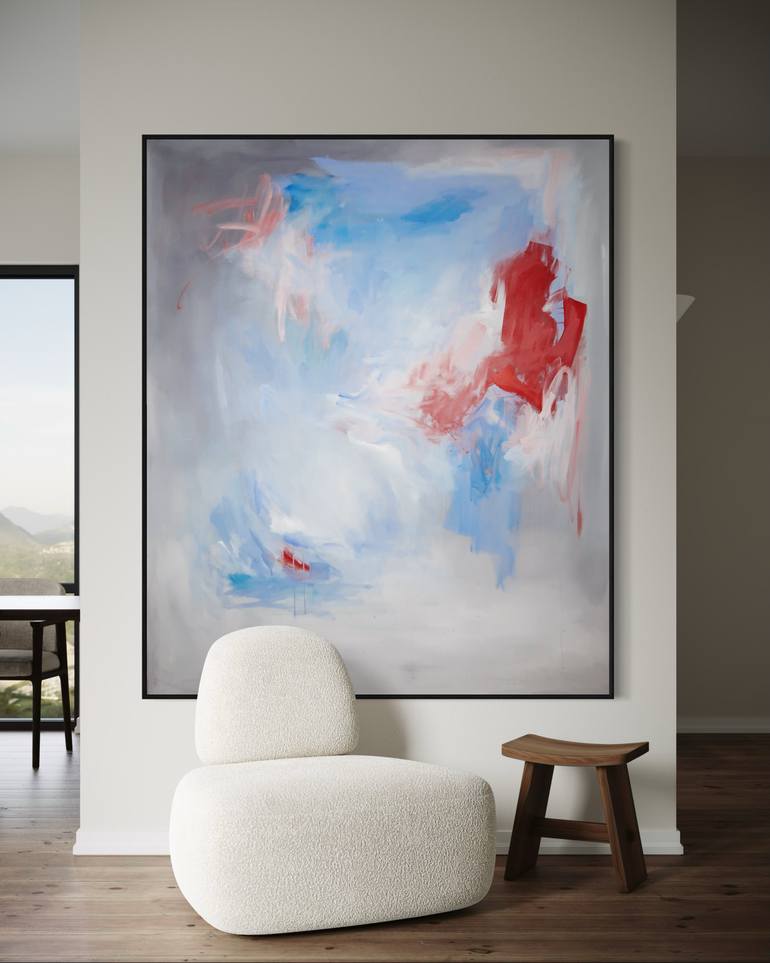 Original Abstract Expressionism Abstract Painting by Adele Marchant