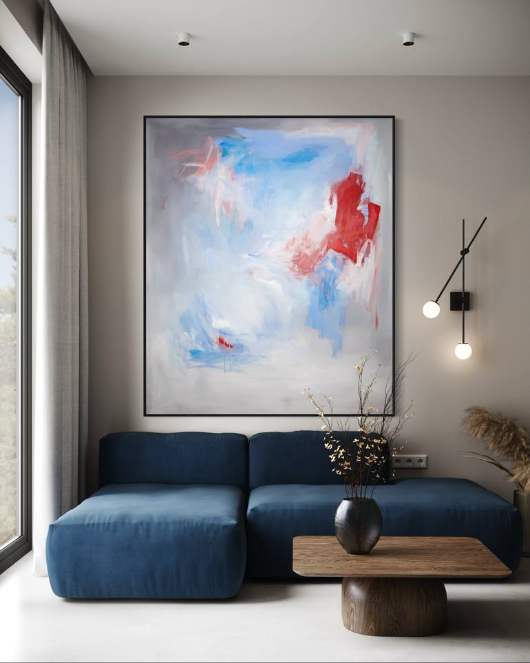 Original Abstract Expressionism Abstract Painting by Adele Marchant