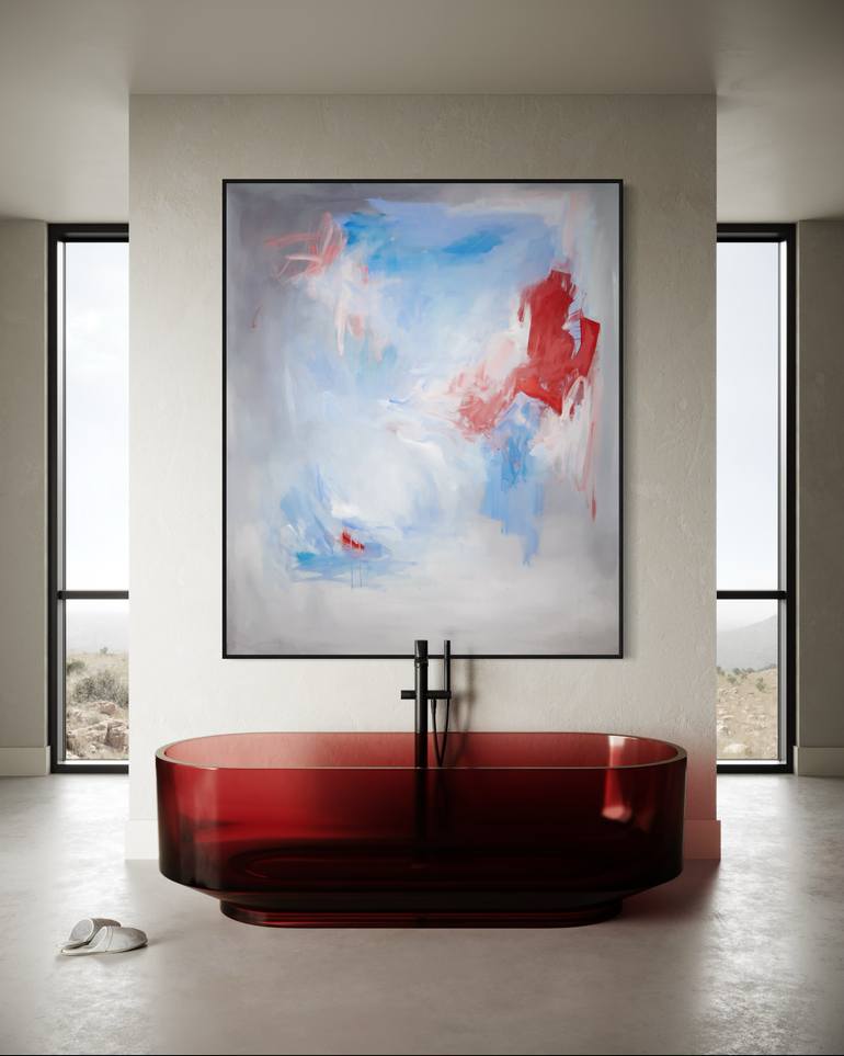 Original Abstract Expressionism Abstract Painting by Adele Marchant