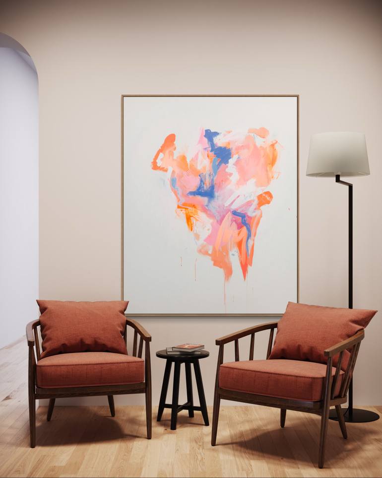 Original Abstract Expressionism Abstract Painting by Adele Marchant