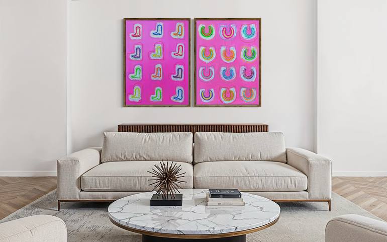Original Abstract Expressionism Abstract Painting by Adele Marchant