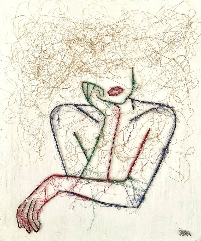 Original Contemporary Abstract Mixed Media by Isra Mohannad
