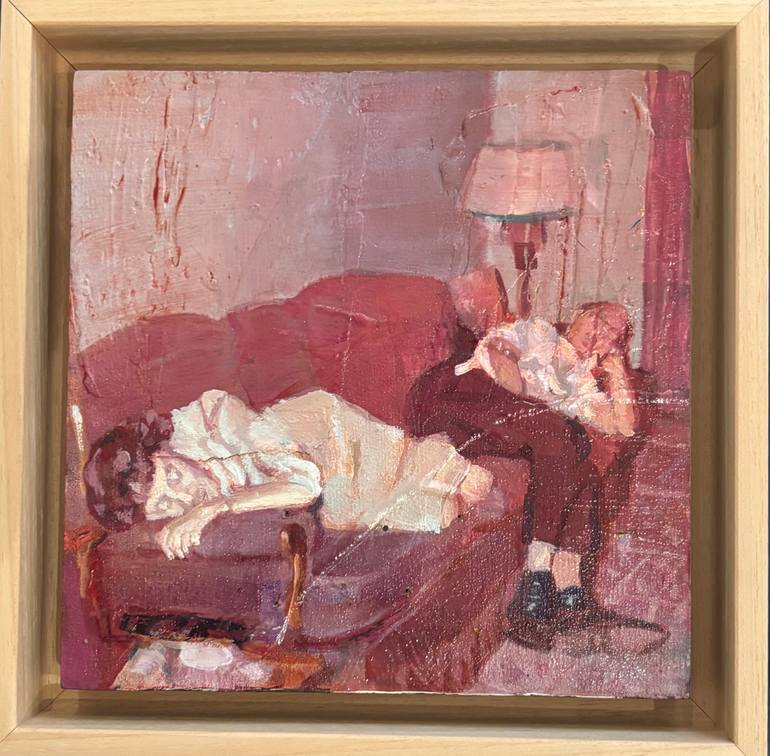 Original Figurative People Painting by Mar Herrera Casariego