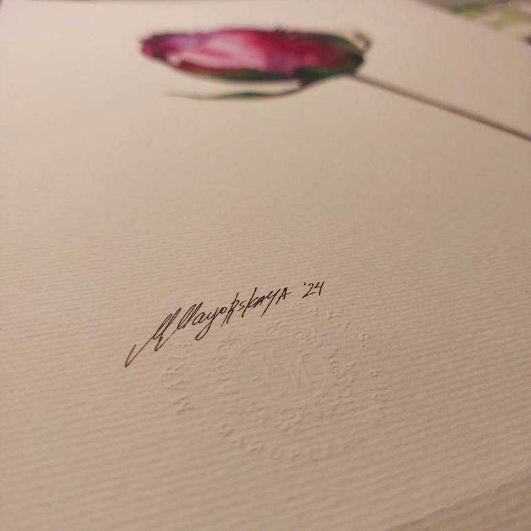 Original Contemporary Floral Painting by Maria Majore