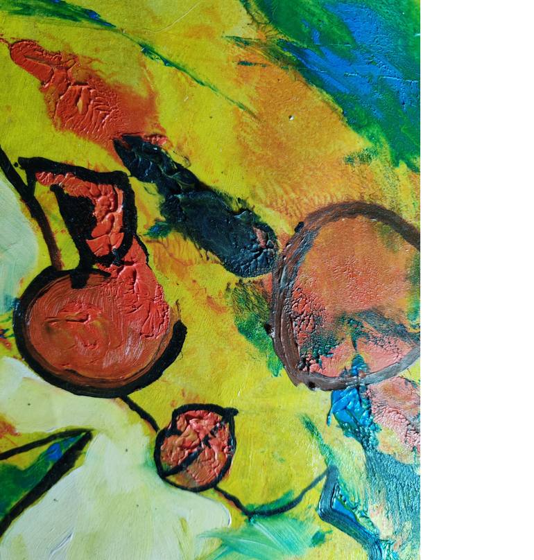 Original Abstract Fantasy Painting by Mariya Shiyanovskaya