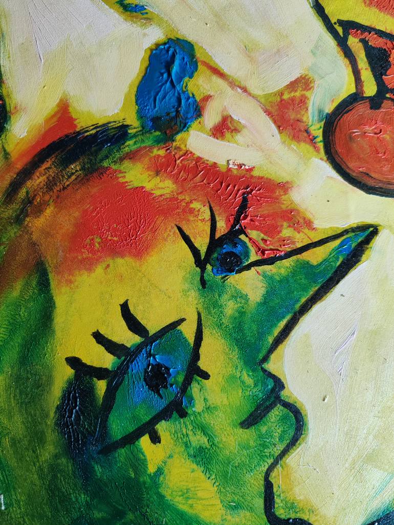 Original Abstract Fantasy Painting by Mariya Shiyanovskaya