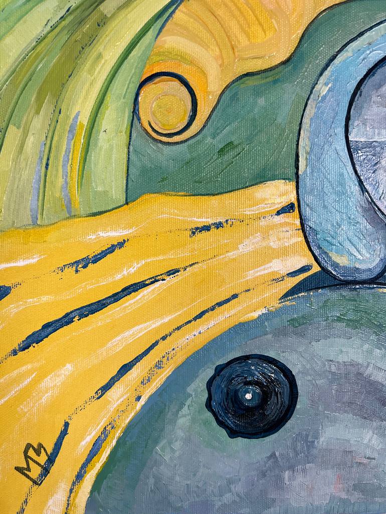 Original Contemporary Abstract Painting by Mariya Zeltsman