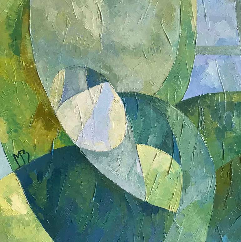 Original Abstract Expressionism Abstract Painting by Mariya Zeltsman