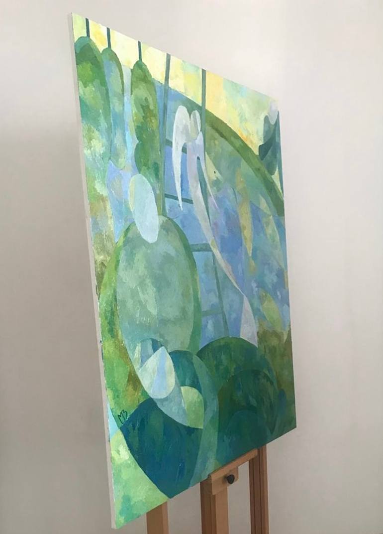 Original Abstract Expressionism Abstract Painting by Mariya Zeltsman