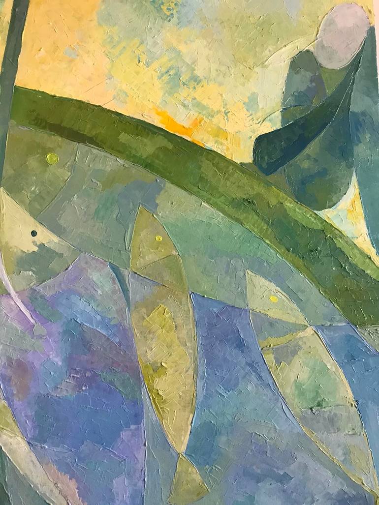 Original Abstract Expressionism Abstract Painting by Mariya Zeltsman