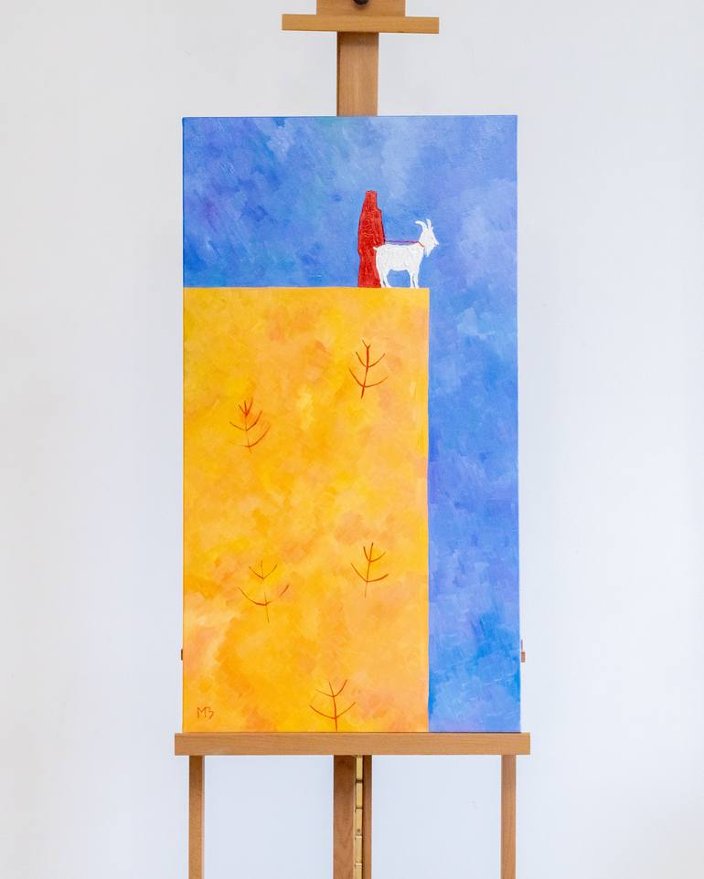 Original Abstract Animal Painting by Mariya Zeltsman