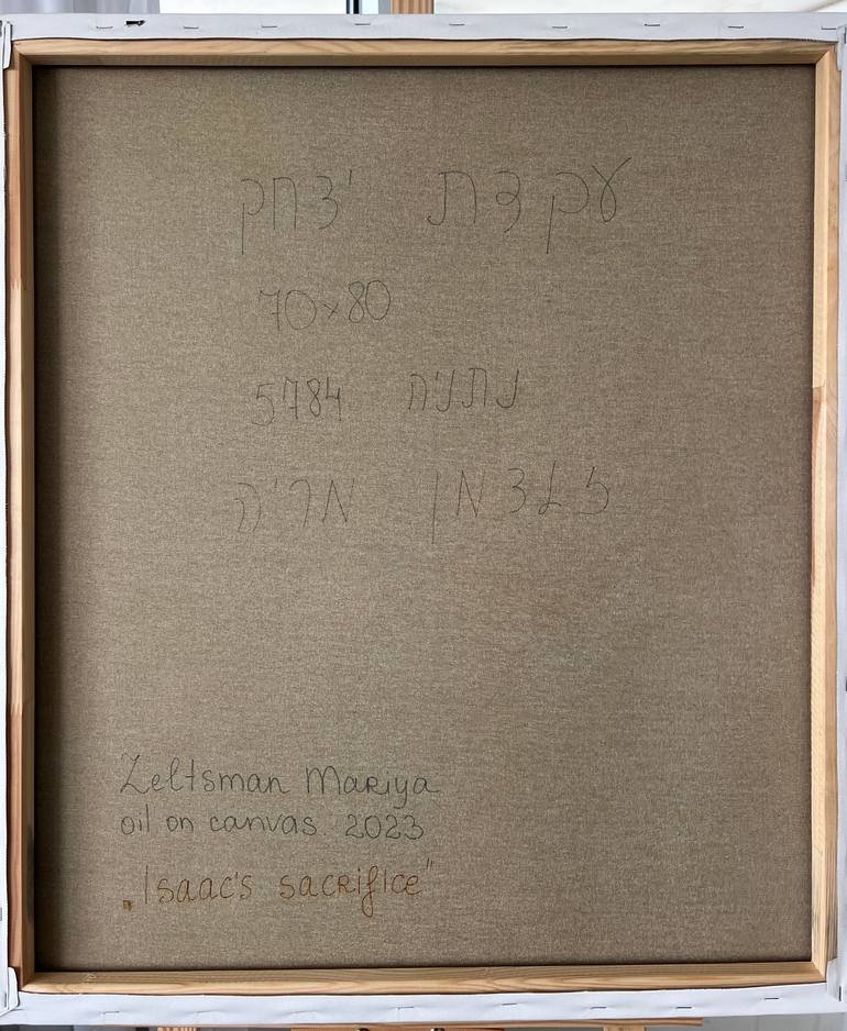 Original Abstract Expressionism Religion Painting by Mariya Zeltsman